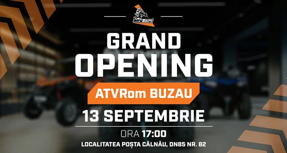 Deschidere Showroom ATVRom Buzău