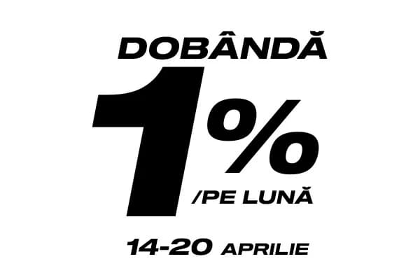 Achizitii mai accesibile pentru pasionati: dobanda de la 1% in perioada 14-20 aprilie