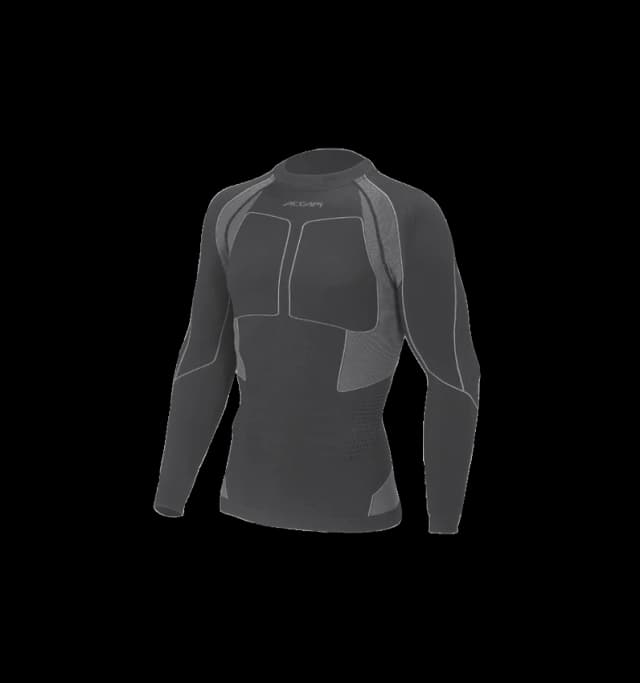 Accapi Men's L.S Shirt POLAR - Black/Anthracite