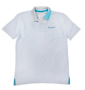 Vespa Tricou Polo Copii Alb