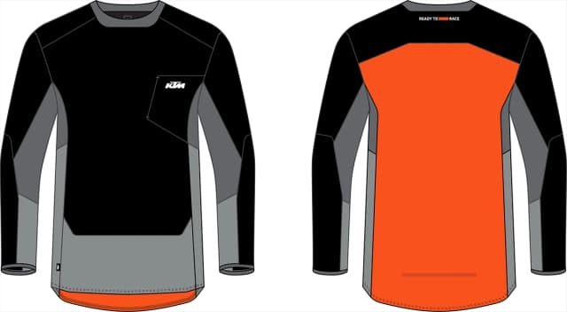 KTM RACETECH PRO JERSEY BLK/GREY