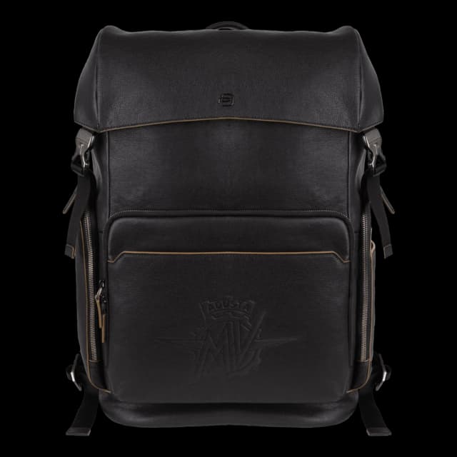MVAgusta PIQUADRO LEATHER BACKPACK